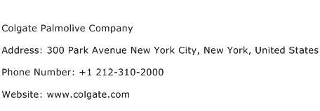 colgate-palmolive email address